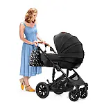 Коляска 2 в 1 Kinderkraft Prime Black + MommyBag (KKWPRIMBKMB200)