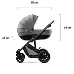 Коляска 2 в 1 Kinderkraft Prime Black + MommyBag (KKWPRIMBKMB200)