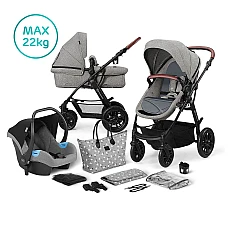 Коляска 3 в 1 Kinderkraft Xmoov Gray (KKWXMOVGRY3000)