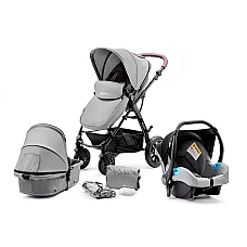 Коляска 3 в 1 Kinderkraft Moov Gray (KKWMOOVGRY00NC)