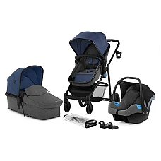 Коляска 3 в 1 Kinderkraft Juli Denim (KKWJULIDEN3000)
