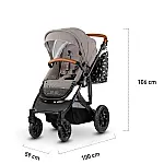 Коляска 2 в 1 Kinderkraft Prime Beige + MommyBag (KKWPRIMBEG20000)