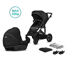 Коляска 2 в 1 Kinderkraft Prime Lite Black (KKWPRLIBLK2000)