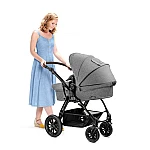 Коляска 3 в 1 Kinderkraft Moov Gray Melange (KKWMOOVGRYM0NC)