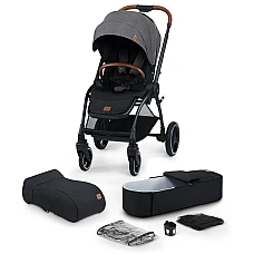 Коляска 2 в 1 Kinderkraft Evolution Cocoon Platinum Gray (KKW