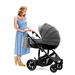 Коляска 2 в 1 Kinderkraft Prime Gray + MommyBag (KKWPRIMGRMB200)