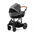 Коляска 2 в 1 Kinderkraft Prime Gray + MommyBag (KKWPRIMGRMB200)