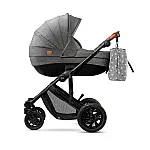 Коляска 2 в 1 Kinderkraft Prime Gray + MommyBag (KKWPRIMGRMB200)