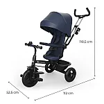 Трехколесный велосипед Kinderkraft Aston 2 Plus Navy (KRASTO02NAVPL00)