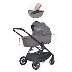Коляска 2 в 1 EL Camino ME 1126 GENESIS Taupe Gray