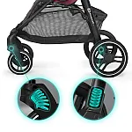 Прогулочная коляска Kinderkraft Grande LX Black (KKWGRANBLK00LX)