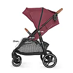 Прогулянкова коляска Kinderkraft Grande LX Burgundy (KKWGRANBRG00LX)