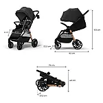 Прогулочная коляска Kinderkraft Grande 2 Black (KSGRAN02BLK0000)