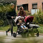 Прогулянкова коляска Kinderkraft Grande 2 Burgundy (KSGRAN02BRG0000)