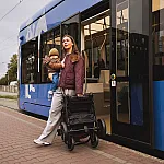 Прогулянкова коляска Kinderkraft Grande 2 Burgundy (KSGRAN02BRG0000)
