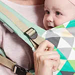 Рюкзак-кенгуру Kinderkraft Nino Mint (KKNNINOMINT000)