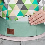 Рюкзак-кенгуру Kinderkraft Nino Mint (KKNNINOMINT000)