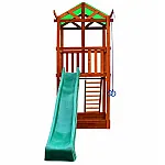 Деревянный домик с горкой Sportbaby Babyland-1