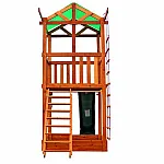 Деревянный домик с горкой Sportbaby Babyland-1