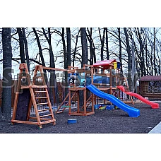 Игровая площадка с 2-мя горками SportBaby-13