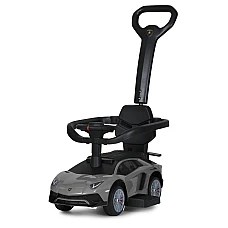 Машинка-каталка 2 в 1 Lamborghini Bambi M 5777EL-11 Сірий