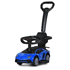 Машинка-каталка 2 в 1 Lamborghini Bambi M 5777EL-4 Синій
