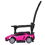 Машинка-каталка 2 в 1 Lamborghini Bambi M 5777EL-8 Розовый