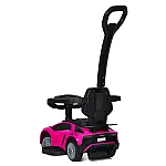 Машинка-каталка 2 в 1 Lamborghini Bambi M 5777EL-8 Розовый