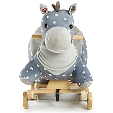 Лошадка-качалка с колесиками Kinderkraft Gray (KKZKONIGRY0000