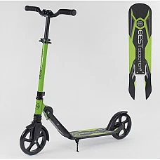 Двоколісний самокат з амортизатором Best Scooter PU-20 см Зел