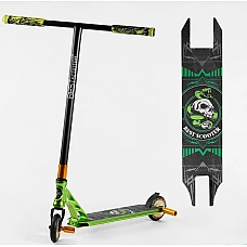 Трюковий самокат з анодованим фарбуванням Best Scooter Зелени