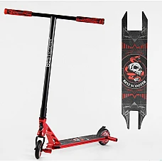 Трюковий самокат з анодованим фарбуванням Best Scooter Червон