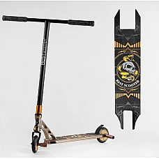 Трюковий самокат з анодованим фарбуванням Best Scooter Бронзо