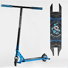 Трюковий самокат з анодованим фарбуванням Best Scooter Синій 