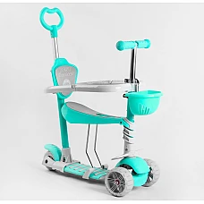 Детский самокат с защитным бампером 5 в 1 Best Scooter B-2011