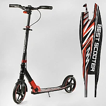 Двоколісний самокат із фарою Best Scooter Червоний (10304)