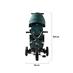 Триколісний велосипед Kinderkraft Easytwist Midnight Green