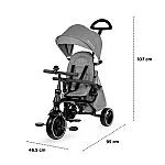 Трехколесный велосипед Kinderkraft Jazz Grey (KKRJAZZGRY0000)
