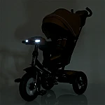 Дитячий триколісний велосипед Turbo Trike MT 1007-5 Коричневий
