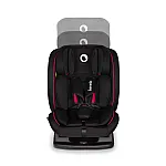 Автокресло Lionelo Aart Black Carbon Red