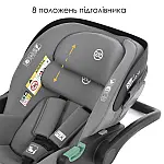 Детское автокресло EL Camino ME 1110 i-Fix Simply Gray