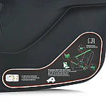 Детское автокресло EL Camino ME 1186 i-Keep Melange Jet Black