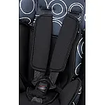 Автокресло Bair Sigma DS1424 Черный - темно-синий (круги)