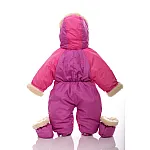 Дитячий зимовий комбінезон Babykroha Трансформер Рожевий зі сливовим