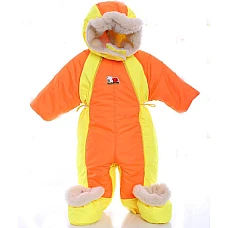 Дитячий зимовий комбінезон Babykroha Трансформер Помаранчевий