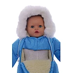 Детский зимний комбинезон Babykroha Человечек (однотонный) Бирюзовый