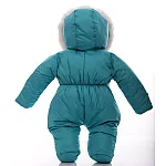 Дитячий зимовий комбінезон Babykroha Чоловічок (однотонний) Морська хвиля