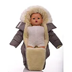 Дитячий зимовий комбінезон Babykroha Чоловічок (однотонний) Сірий