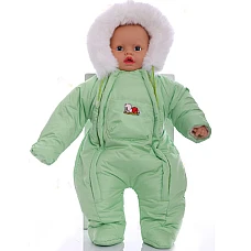 Детский зимний комбинезон Babykroha Человечек (однотонный) Са