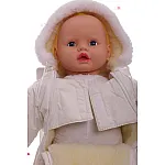 Детский зимний комбинезон Babykroha Человечек (однотонный) Молочный